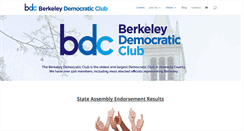 Desktop Screenshot of berkeleydemocraticclub.com